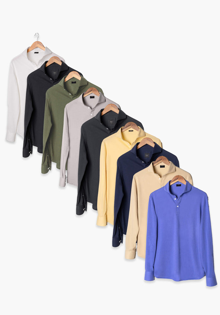 All_9_Color_Pack_-_Feather_Soft_Pique_Full_Sleeve_Polo_Shirt