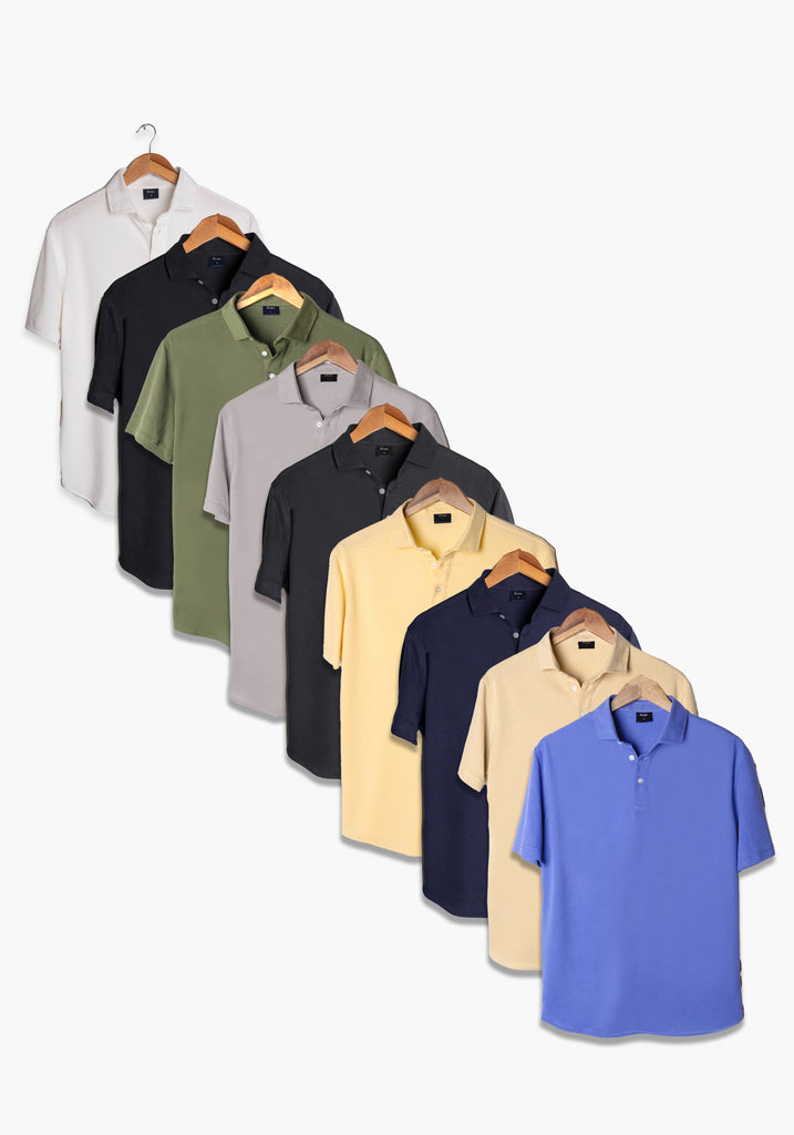 All_9_Color_Pack_-_Feather_Soft_Pique_Half_Sleeve_Polo_Shirt