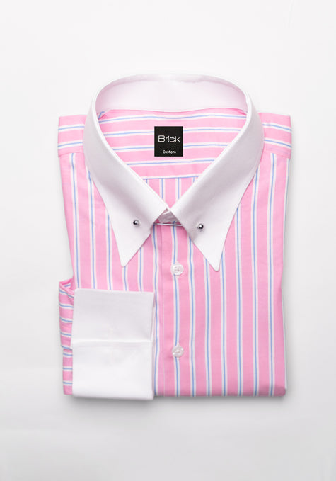 Men's Pin Collar Custom Dress Shirts – Brisk | Shirts, Jeans & More