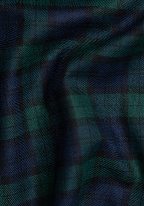 Brushed Black Watch Tartan
