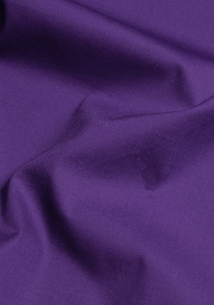 Deep Purple Poplin Stretch