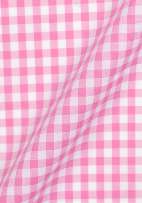 Egyptian Pink Gingham Wrinkle-Resistant
