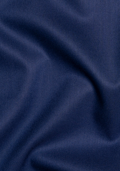 FINE NAVY BLUE TWILL STRETCH