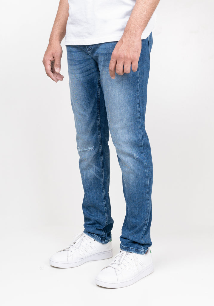 Medium Wash Skinny Fit Jeans