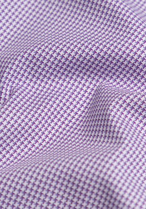 Mauve Structured Houndstooth
