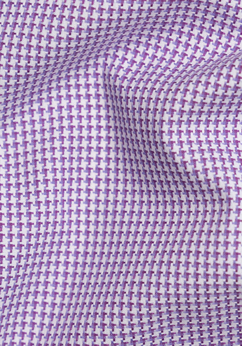 Mauve Structured Houndstooth
