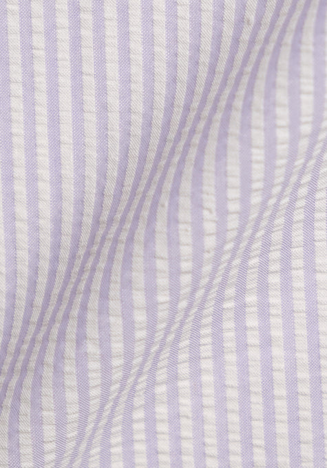 Pastel Lavender Seersucker Strips