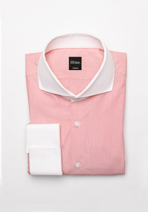 Salmon Pink End-On-End Shirt