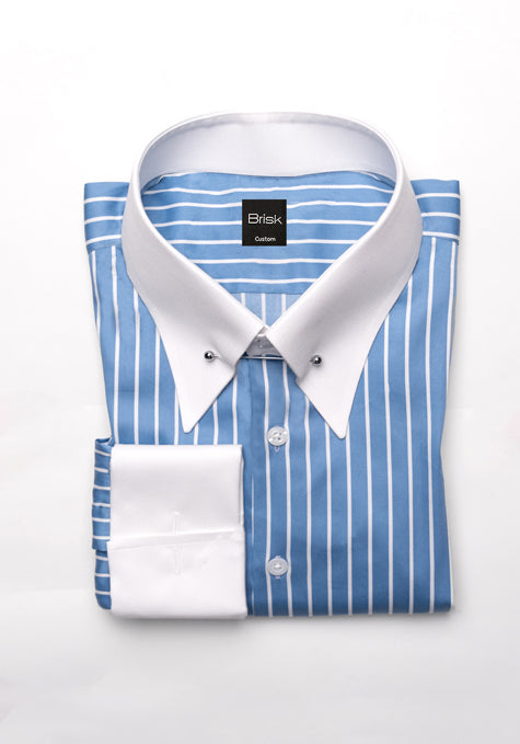 Men's Pin Collar Custom Dress Shirts – Brisk | Shirts, Jeans & More