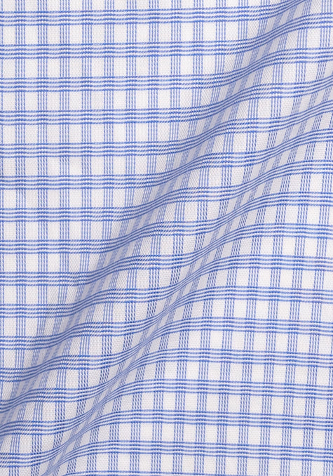 Wrinkle-Free Blue Grid Structured
