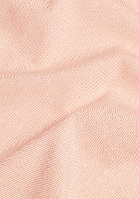 Wrinkle-Free Pastel Orange Pin Stripes
