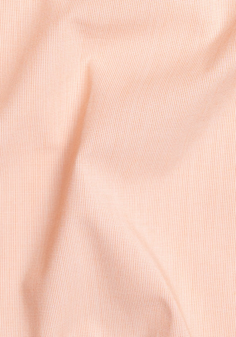 Wrinkle-Free Pastel Orange Pin Stripes
