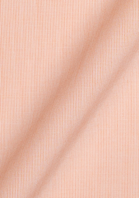 Wrinkle-Free Pastel Orange Pin Stripes
