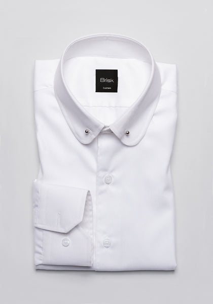 Club collar dress shirts fashion